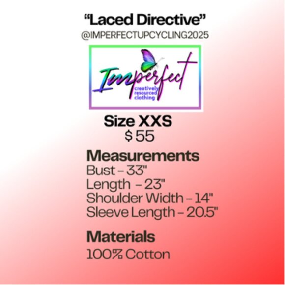 Upcycled lightweight jacket with lace - Picture 2 of 2